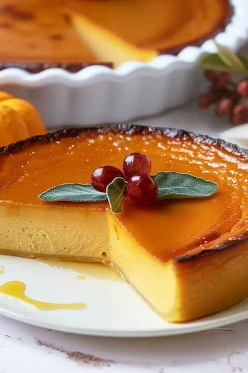 elaboración Flan de calabaza y queso