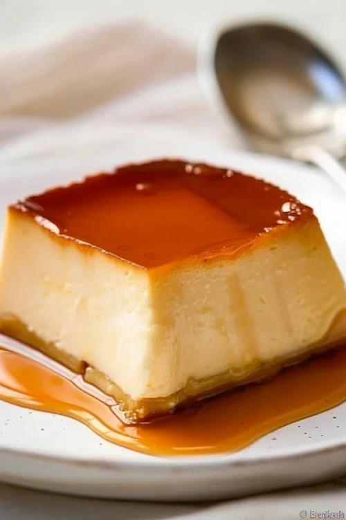 elaboración Flan de queso con caramelo