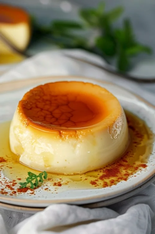 elaboración Flan de queso: ¡receta sin huevo!