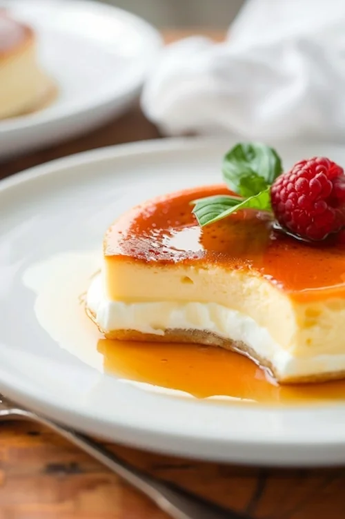 elaboración Flan de queso mascarpone y nata