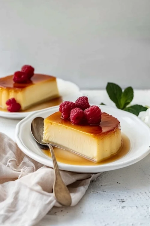 elaboración Flan de queso sin horno con cuajada