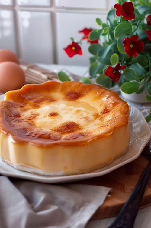 elaboración Flan de queso y leche condensada