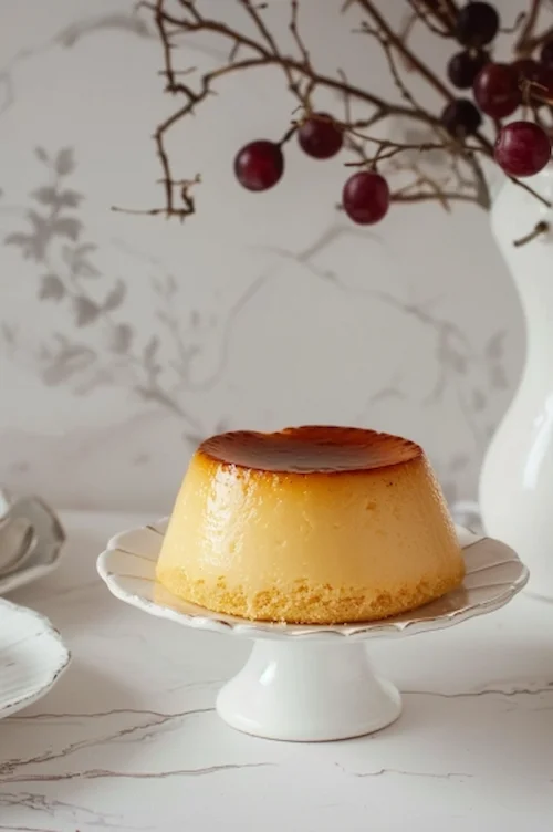 Flan de queso en olla express