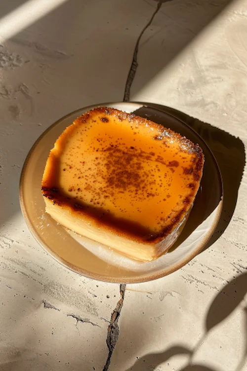 Flan de queso fresco