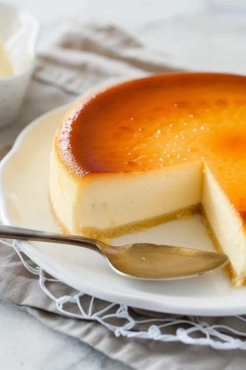 Flan de queso mascarpone en Thermomix