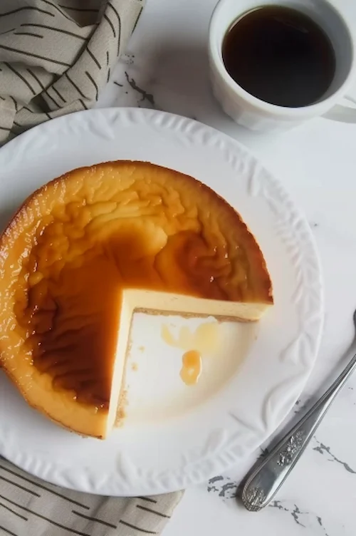 Flan de queso philadelphia