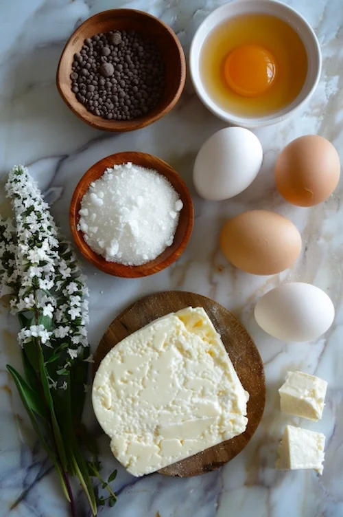 ingredientes Flan de queso de cabra