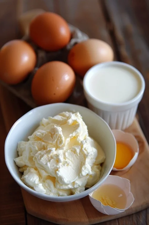 ingredientes Flan de queso mascarpone y leche condensada en Thermomix